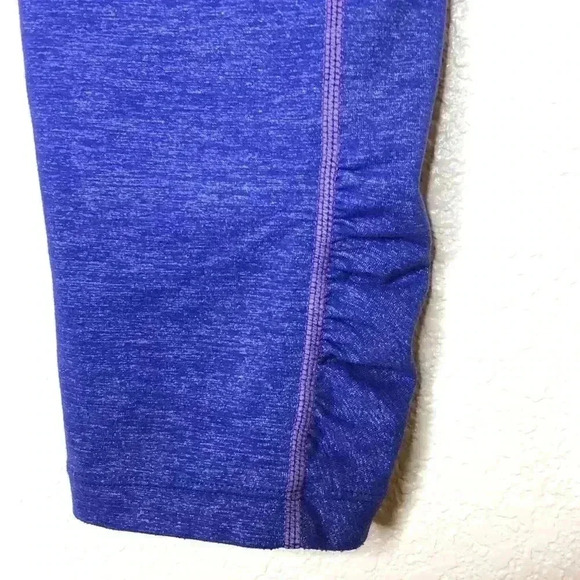 Athleta Purple Blue Heathered Cropped Leggings XS - Picture 6 of 9